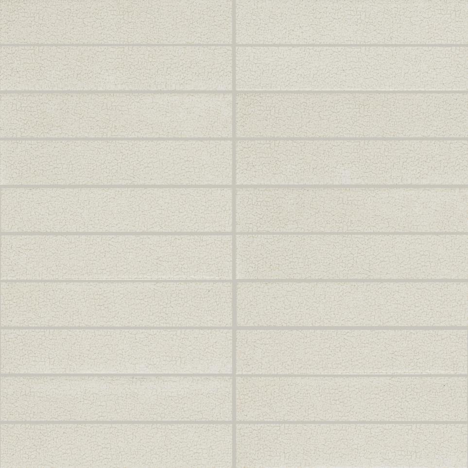 Mosaic Crema Satin White Tile