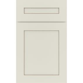 5 Piece Icy Avalanche Toasted Almond Glaze - Paint 5 Piece Cabinets