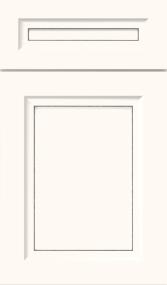 White With Grey Stone Penned