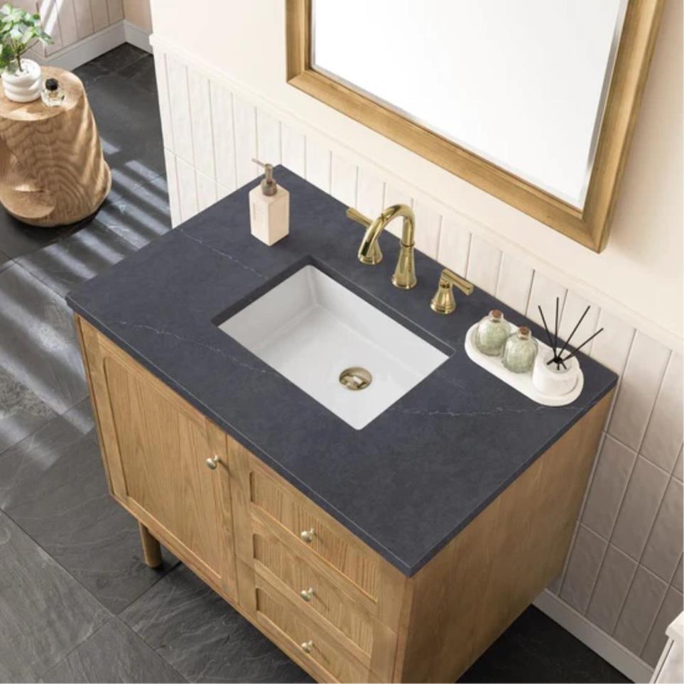Base with Sink Top Light Oak Light Finish Vanities