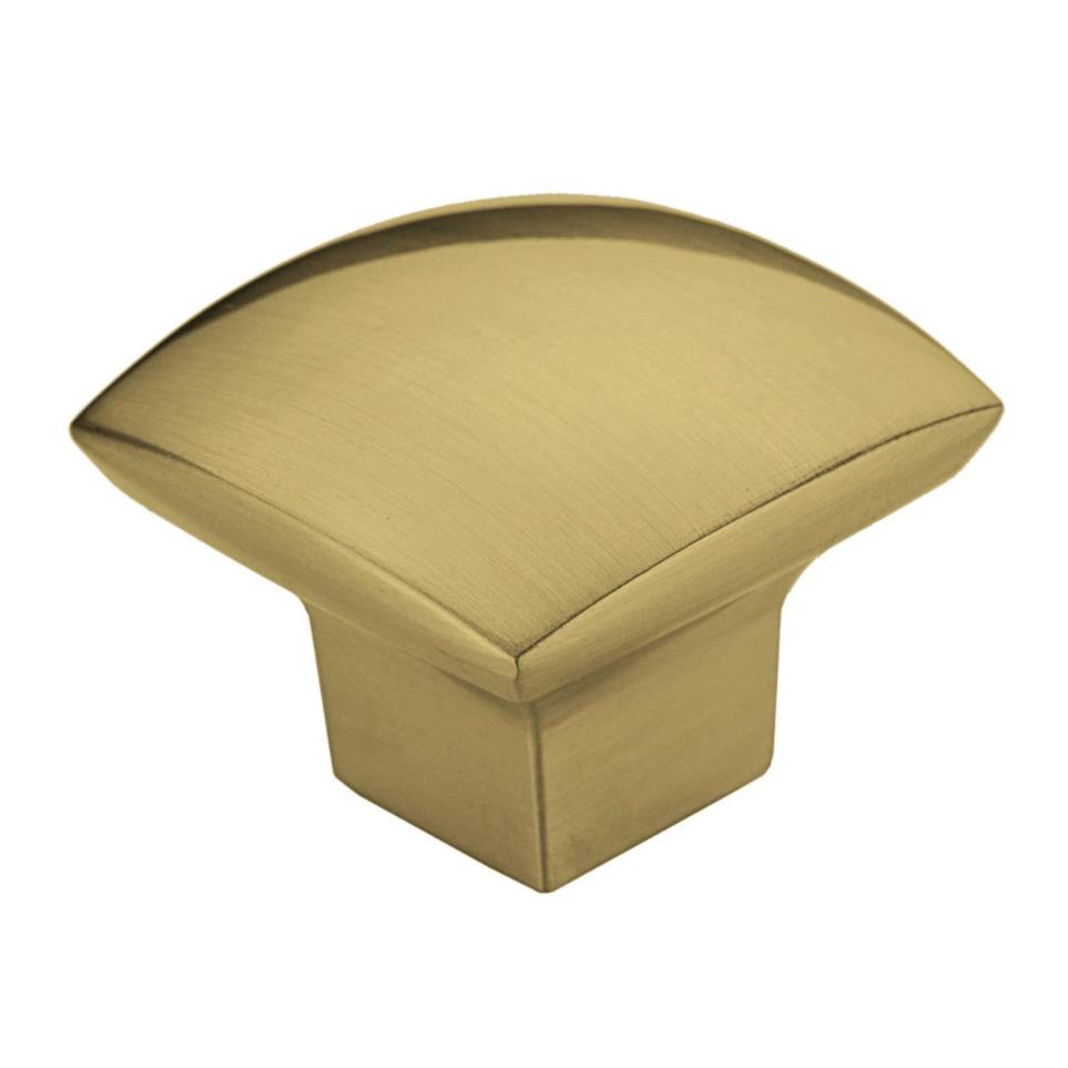 Knob Satin Brass Brass / Gold Knobs