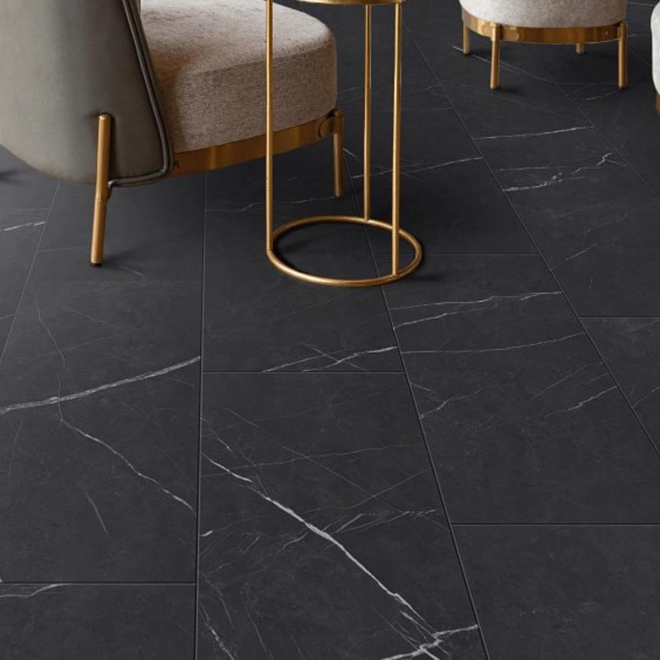 Tile Stella Marble Black Vinyl