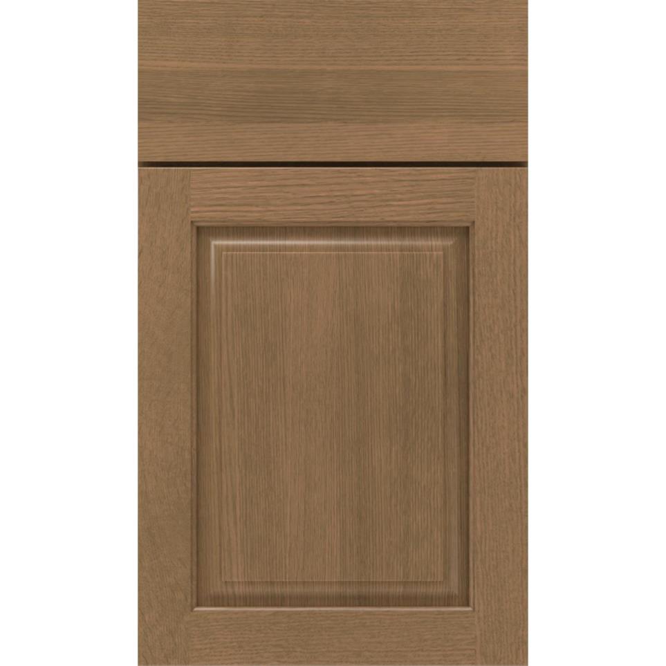Square Buckskin Medium Finish Square Cabinets