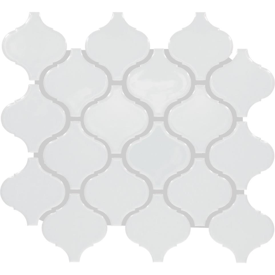 Mosaic Arctic White Glossy White Tile