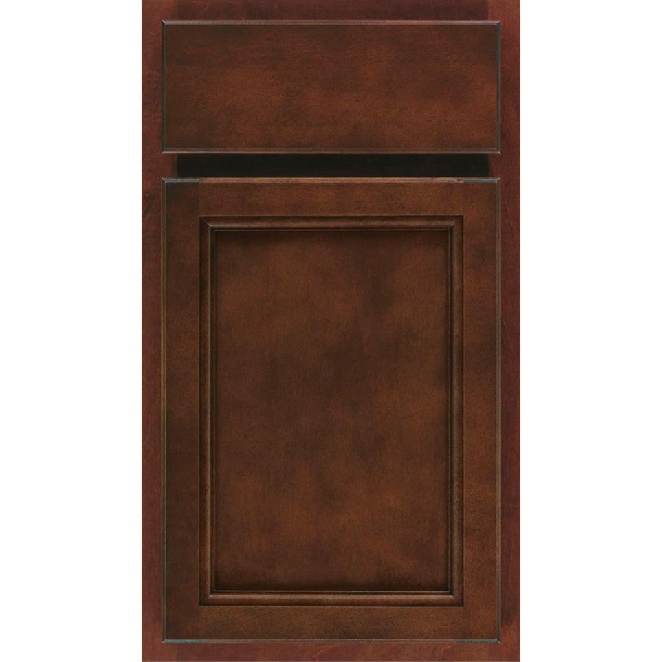 Square Cafe Dark Finish Square Cabinets