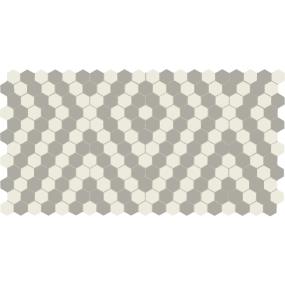 Mosaic Ice White/Light Smoke/Diamond Matte White Tile