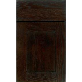 Square Chocolate Dark Finish Square Cabinets
