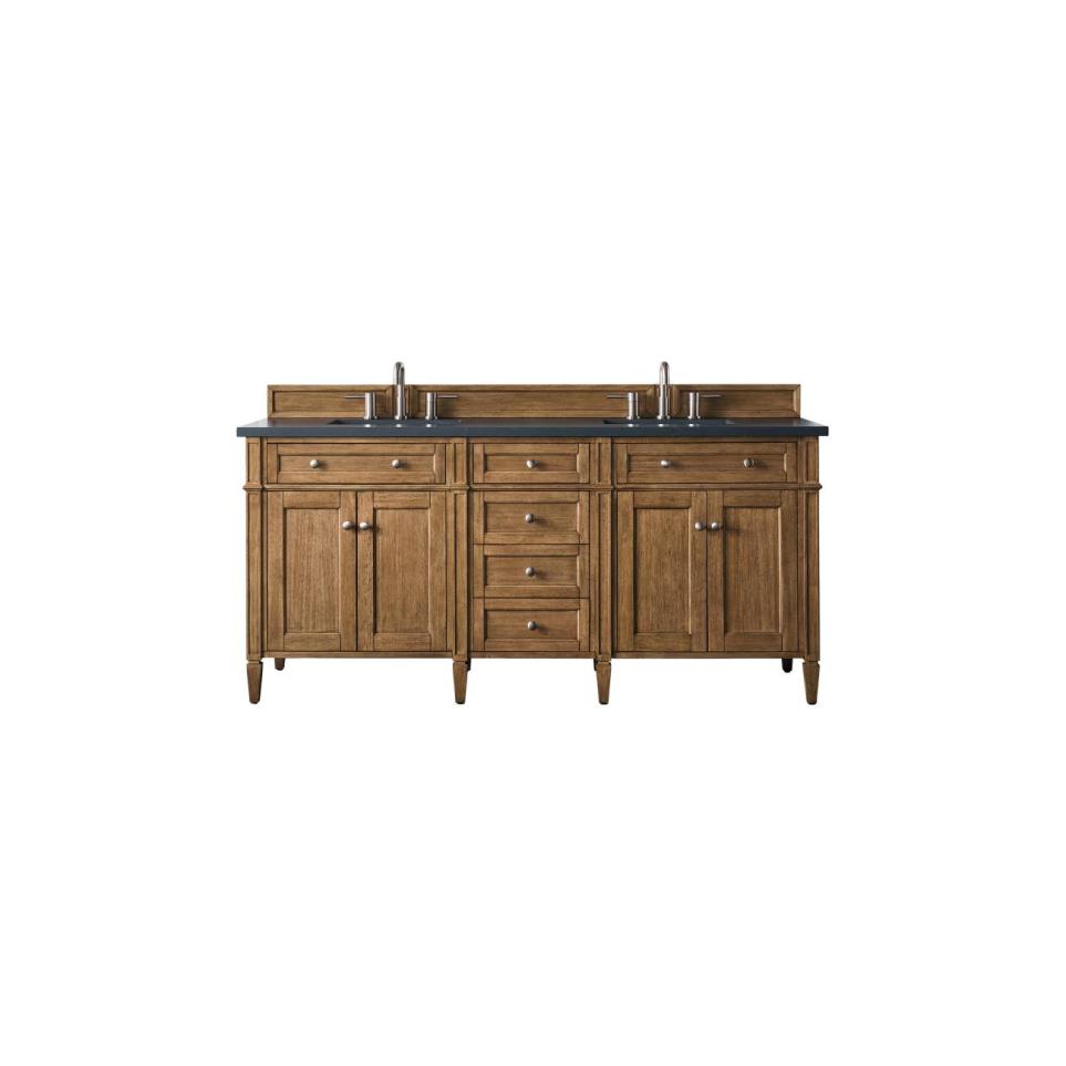 Base with Sink Top Saddle Brown Medium Finish Vanities