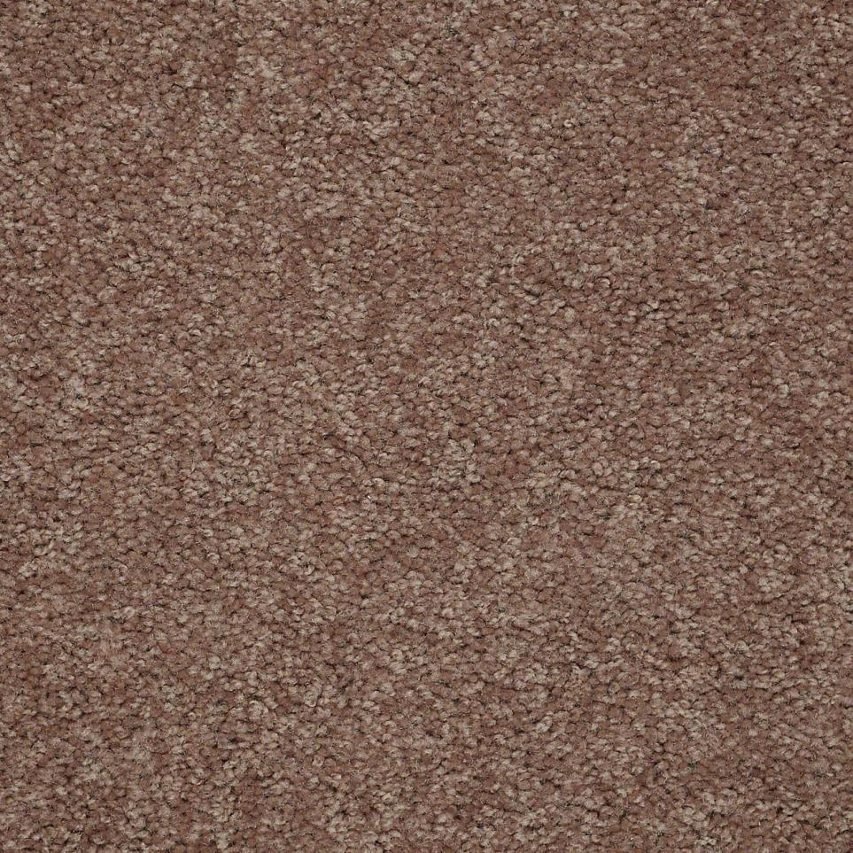 Textured Saxony Walkway Brown Carpet