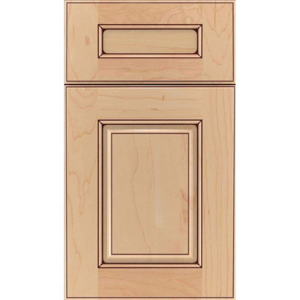 5 Piece Natural Mocha Glaze Glaze - Stain 5 Piece Cabinets