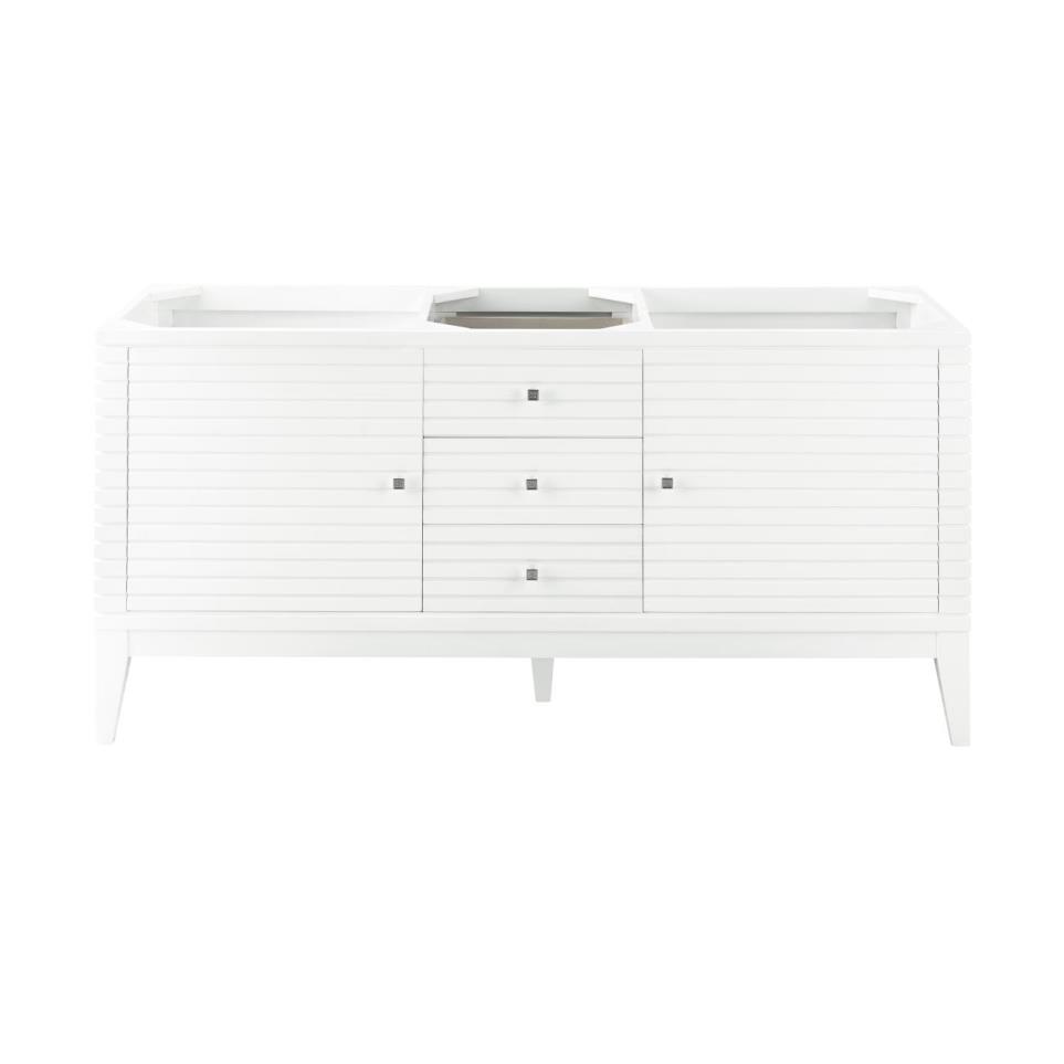 Base with Sink Top Glossy White White Vanities