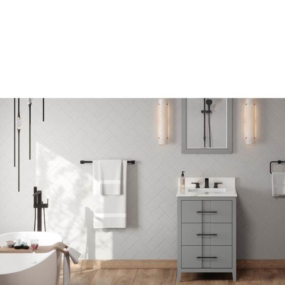 Base with Sink Top Grey Grey / Black Vanities