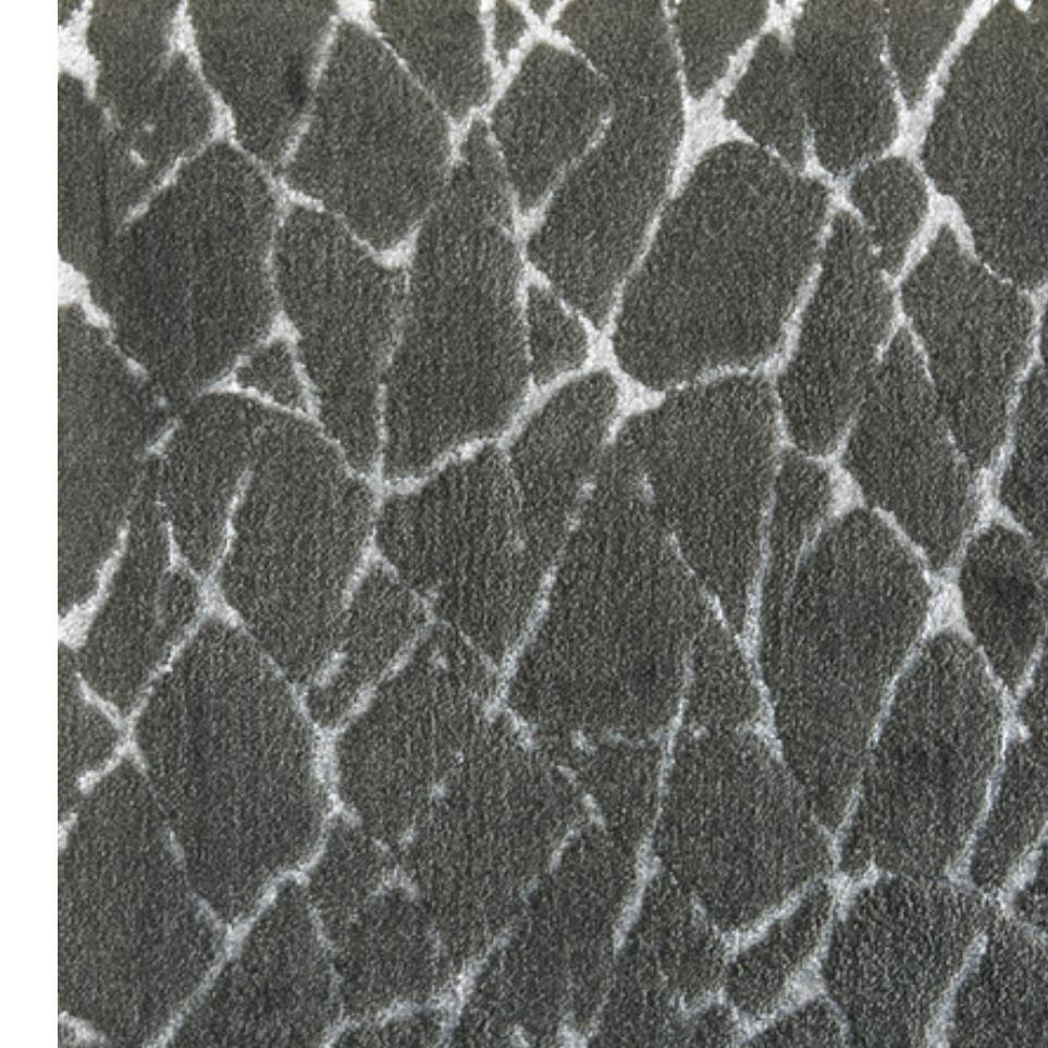 Pattern Metal Gray Carpet