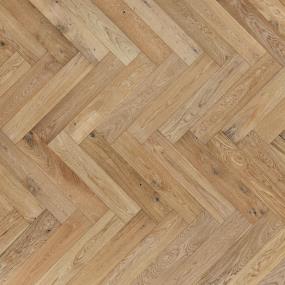 Plank Park City Herringbone Natural Light Finish Hardwood