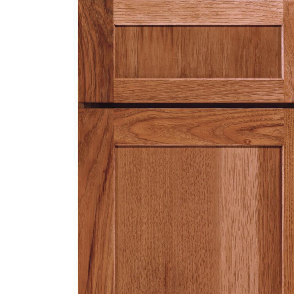 Square Cattail Medium Finish Square Cabinets