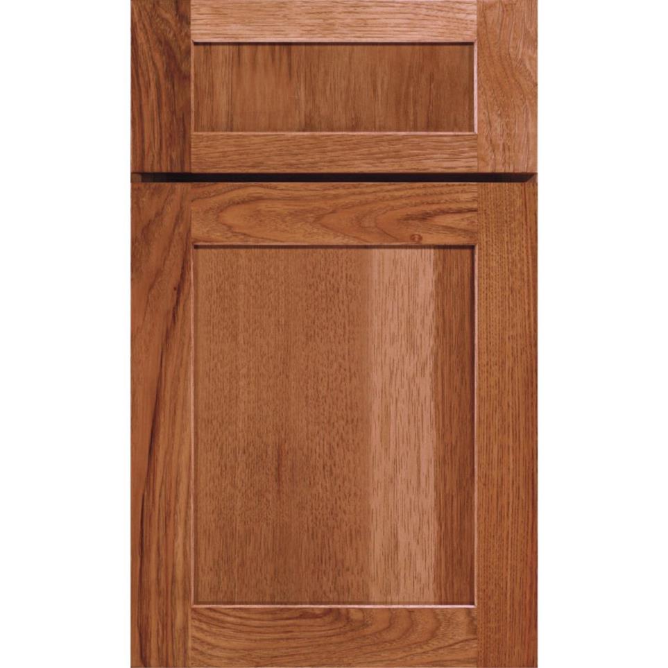 Square Cattail Medium Finish Square Cabinets