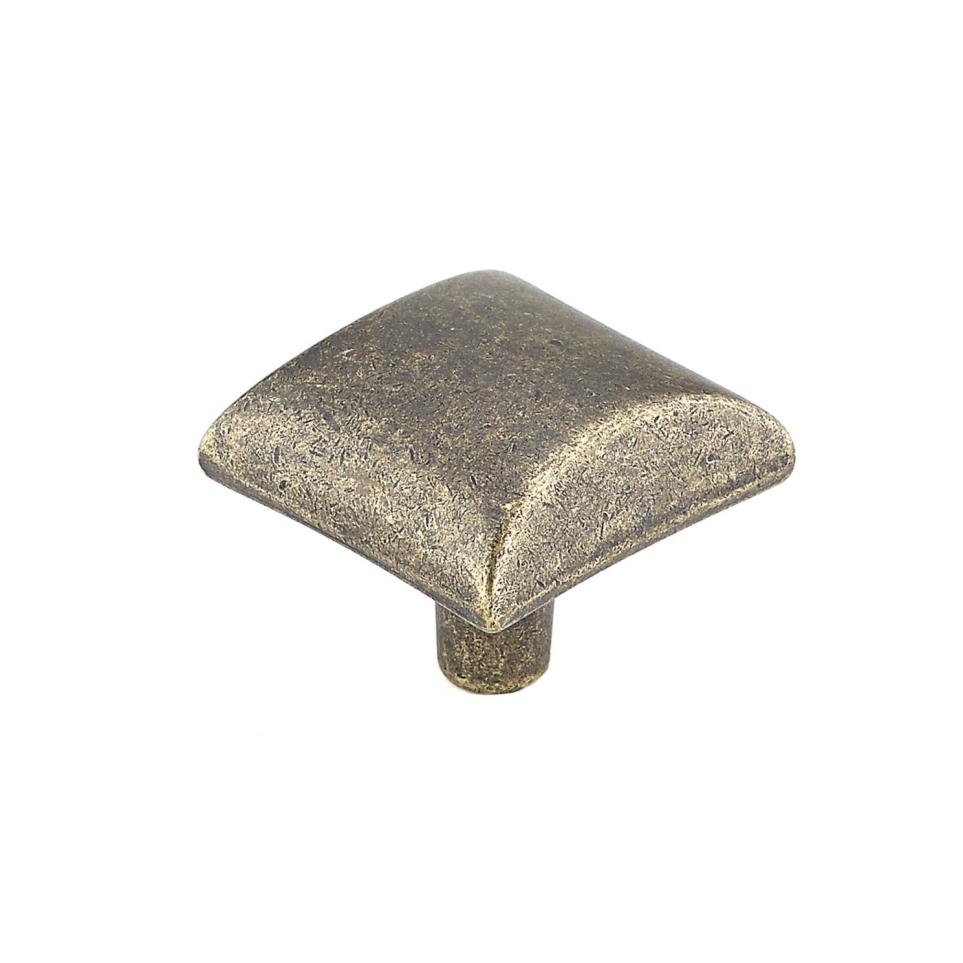 Knob Burnished Brass Brass / Gold Knobs