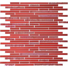 Mosaic Ruby Glass Red Tile