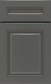 5 Piece Moonstone Toasted Almond Paint - Grey 5 Piece Cabinets