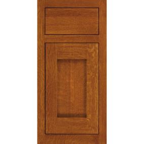 Square Nutmeg Medium Finish Square Cabinets