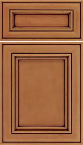 Square Ginger Mocha Glaze Glaze - Stain Cabinets