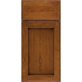 Square Nutmeg Onyx Medium Finish Square Cabinets