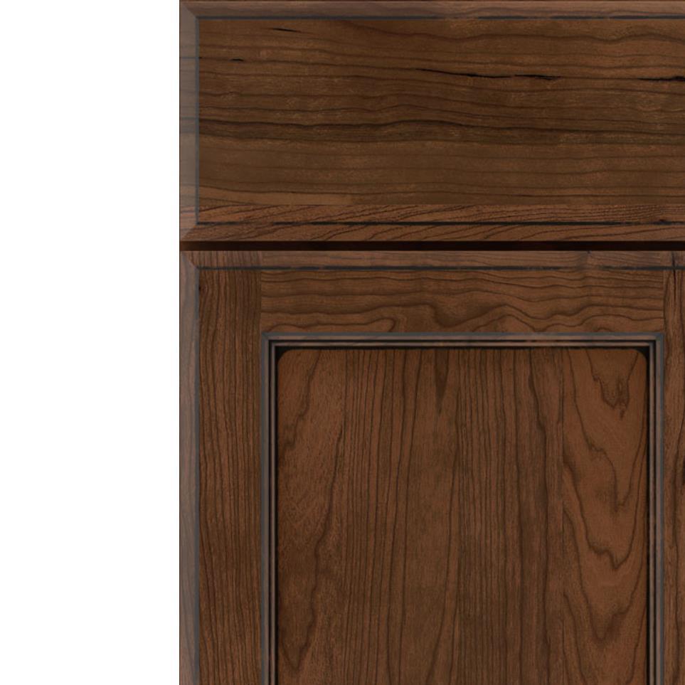 Square Black Forest Glaze - Stain Square Cabinets