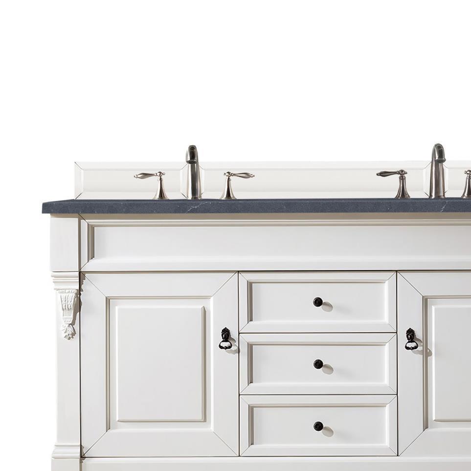 Base with Sink Top Bright White White Vanities