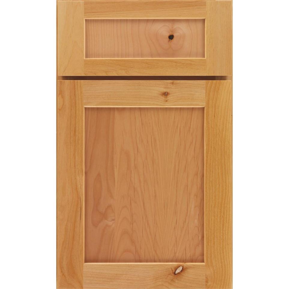 Square Natural Light Finish Square Cabinets