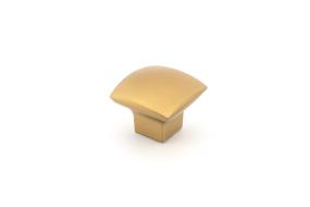 Knob Aurum Brushed Gold Brass / Gold Hardware