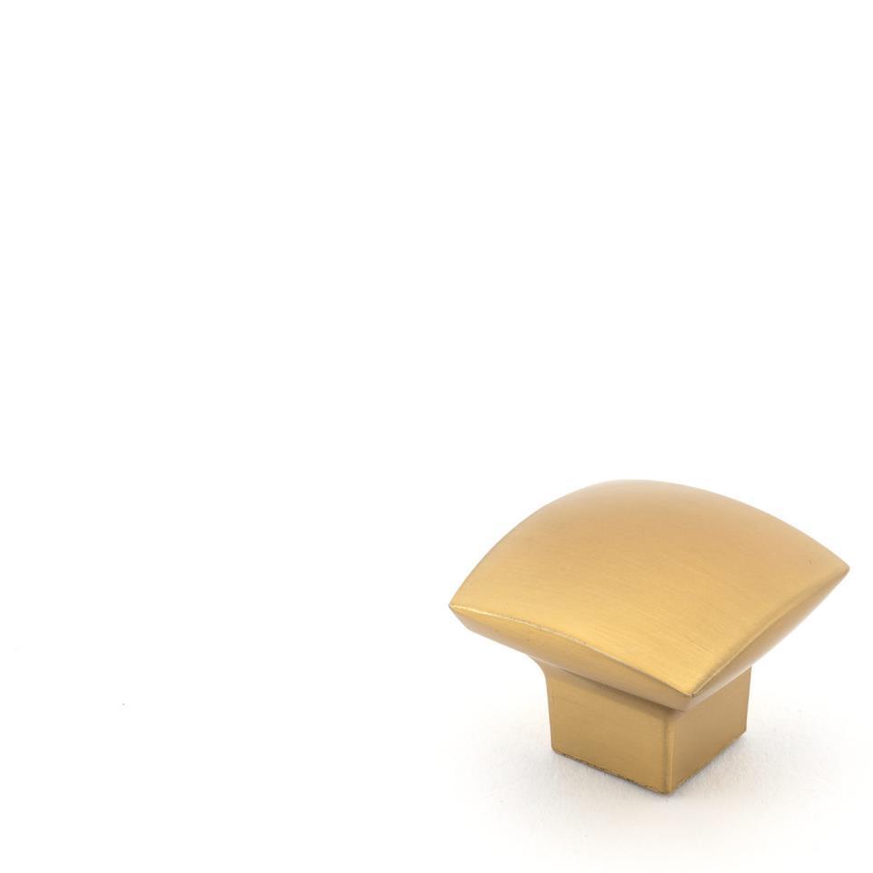 Knob Aurum Brushed Gold Brass / Gold Knobs