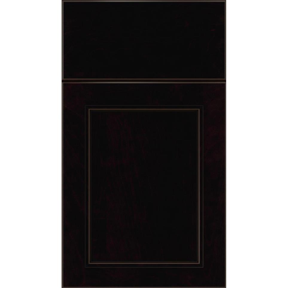 Square Espresso Black Glaze Glaze - Stain Square Cabinets