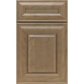 Square Buckskin Medium Finish Square Cabinets