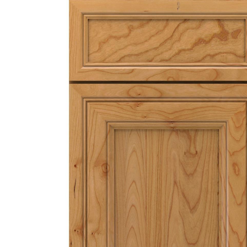 Square Natural Light Finish Square Cabinets