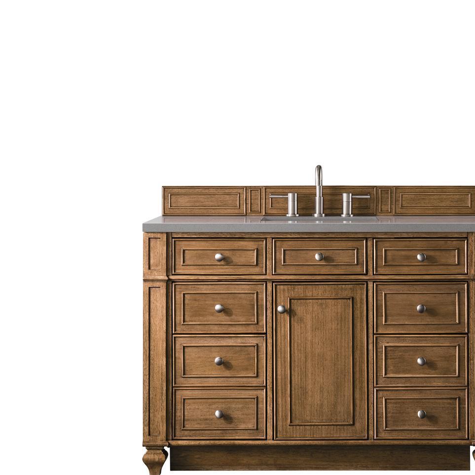 Base with Sink Top Saddle Brown Medium Finish Vanities