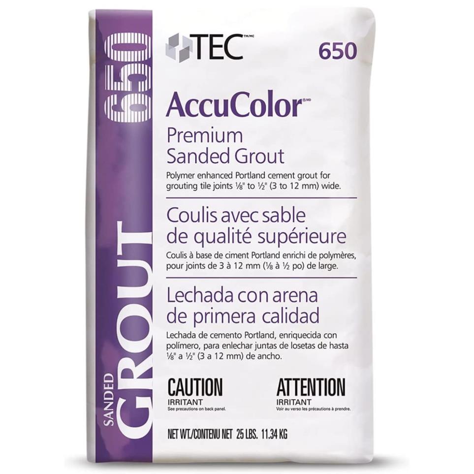 Sundries/Install Materials Charcoal Gray Grout