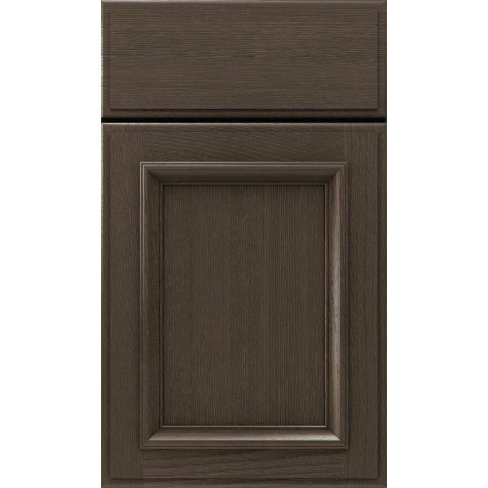 Square Boulder Dark Finish Square Cabinets