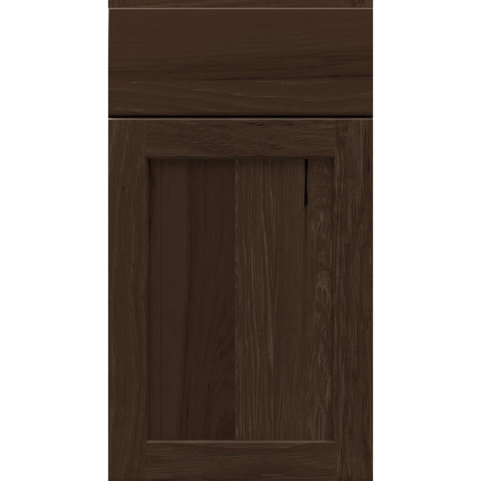 Square Buckboard Dark Finish Square Cabinets