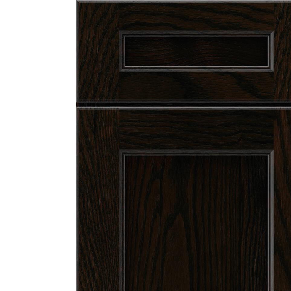 5 Piece Chocolate Dark Finish 5 Piece Cabinets