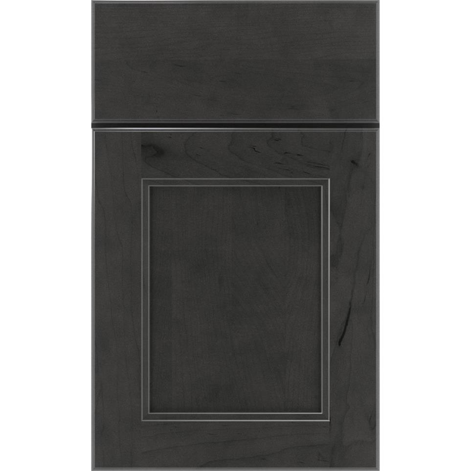 Square Storm Dark Finish Square Cabinets