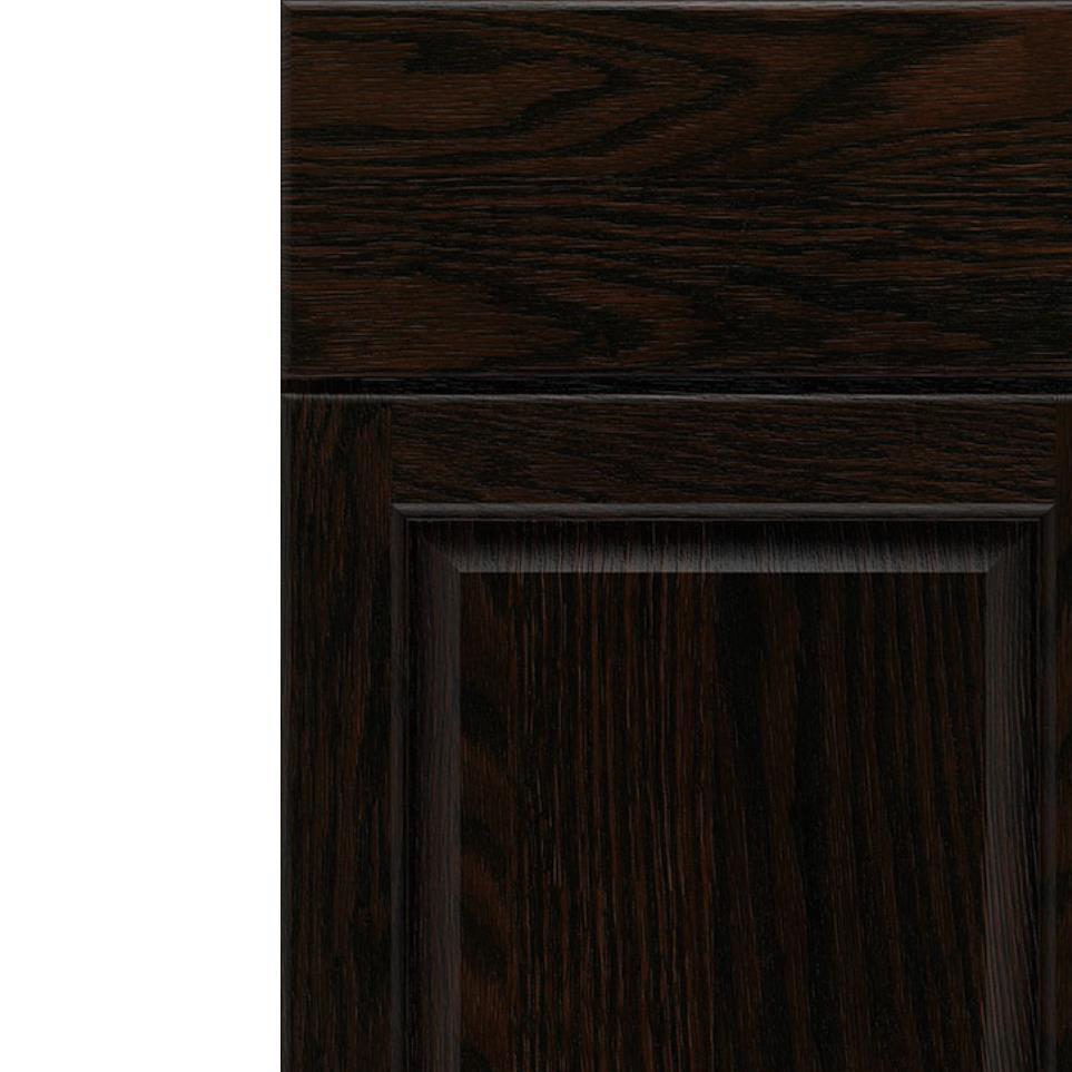 Square Chocolate Dark Finish Square Cabinets