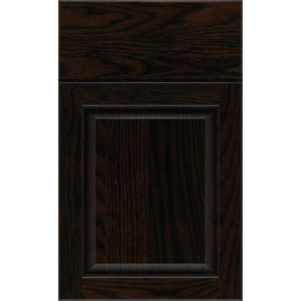 Square Chocolate Dark Finish Square Cabinets