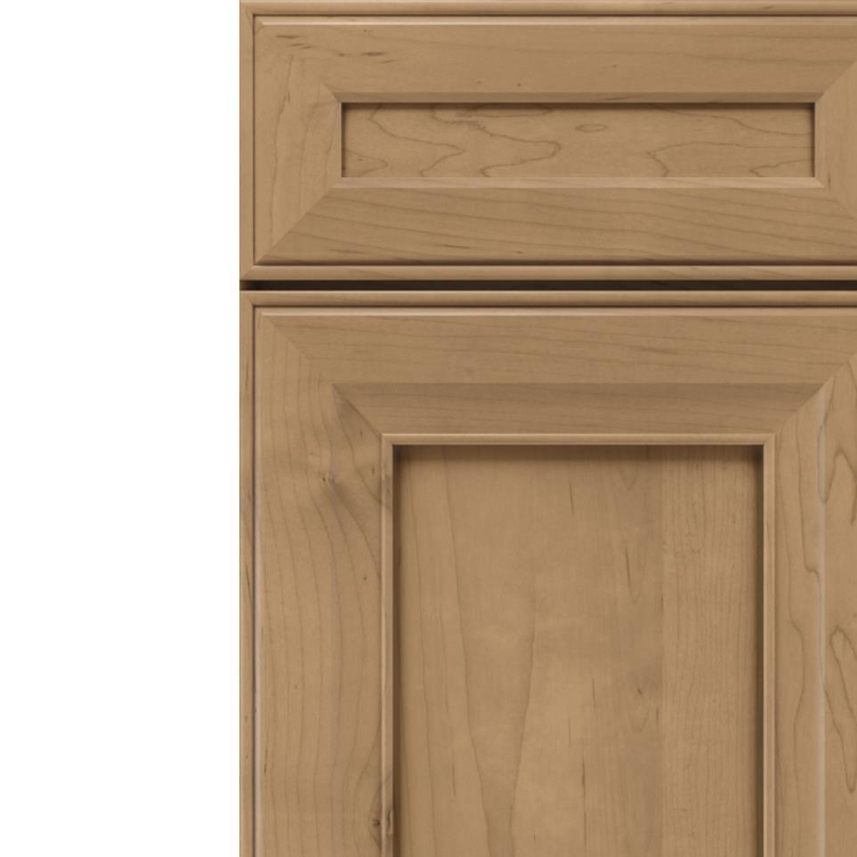 Square Gunny Medium Finish Square Cabinets