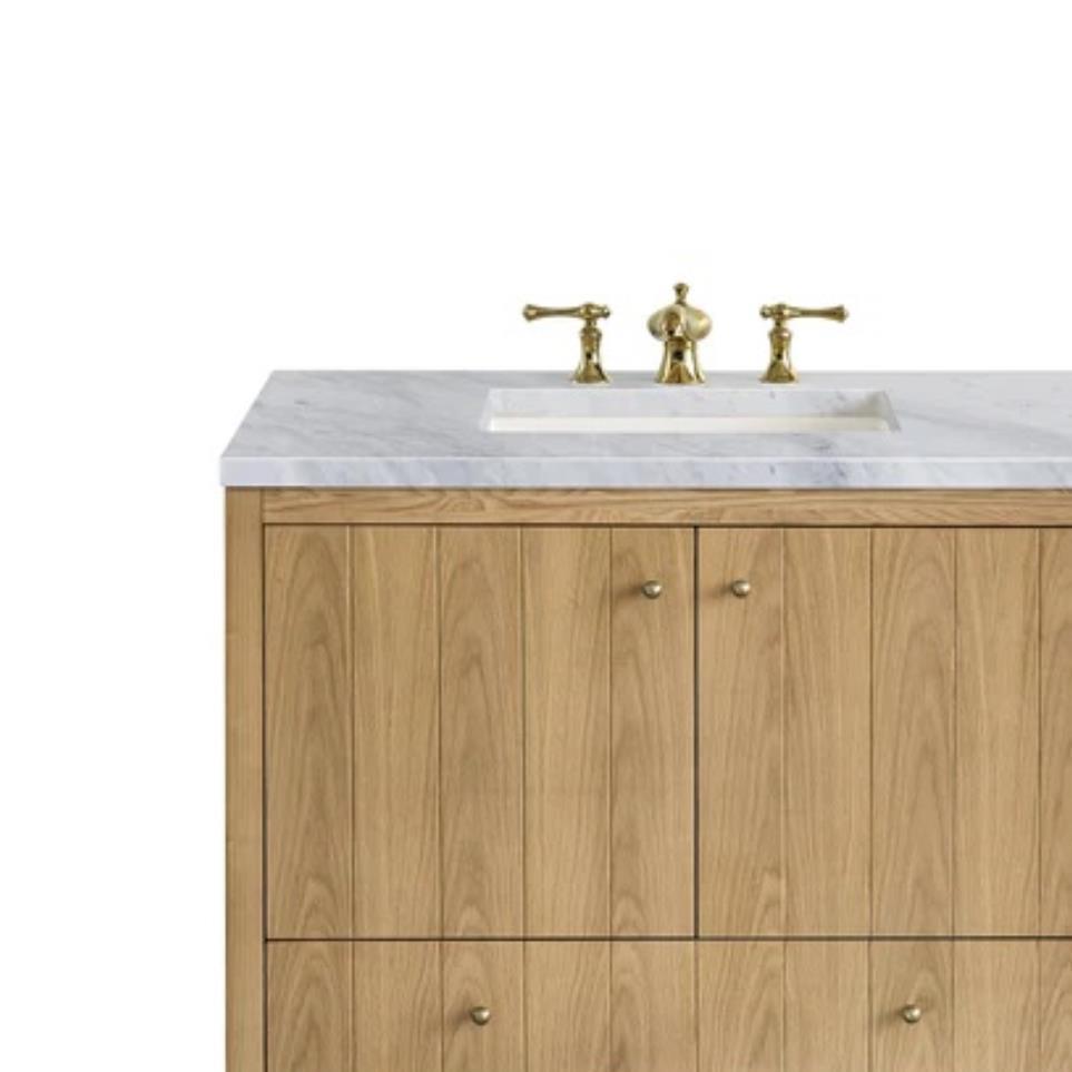 Base with Sink Top Light Oak Light Finish Vanities