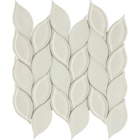 Mosaic Img Bwl01-2 Leafalmd Beige/Tan Tile