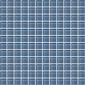 Mosaic Dusk Glass Blue Tile