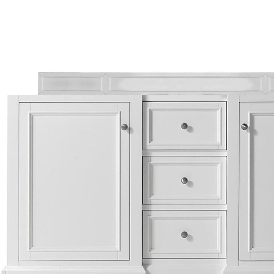 Base with Sink Top Bright White White Vanities