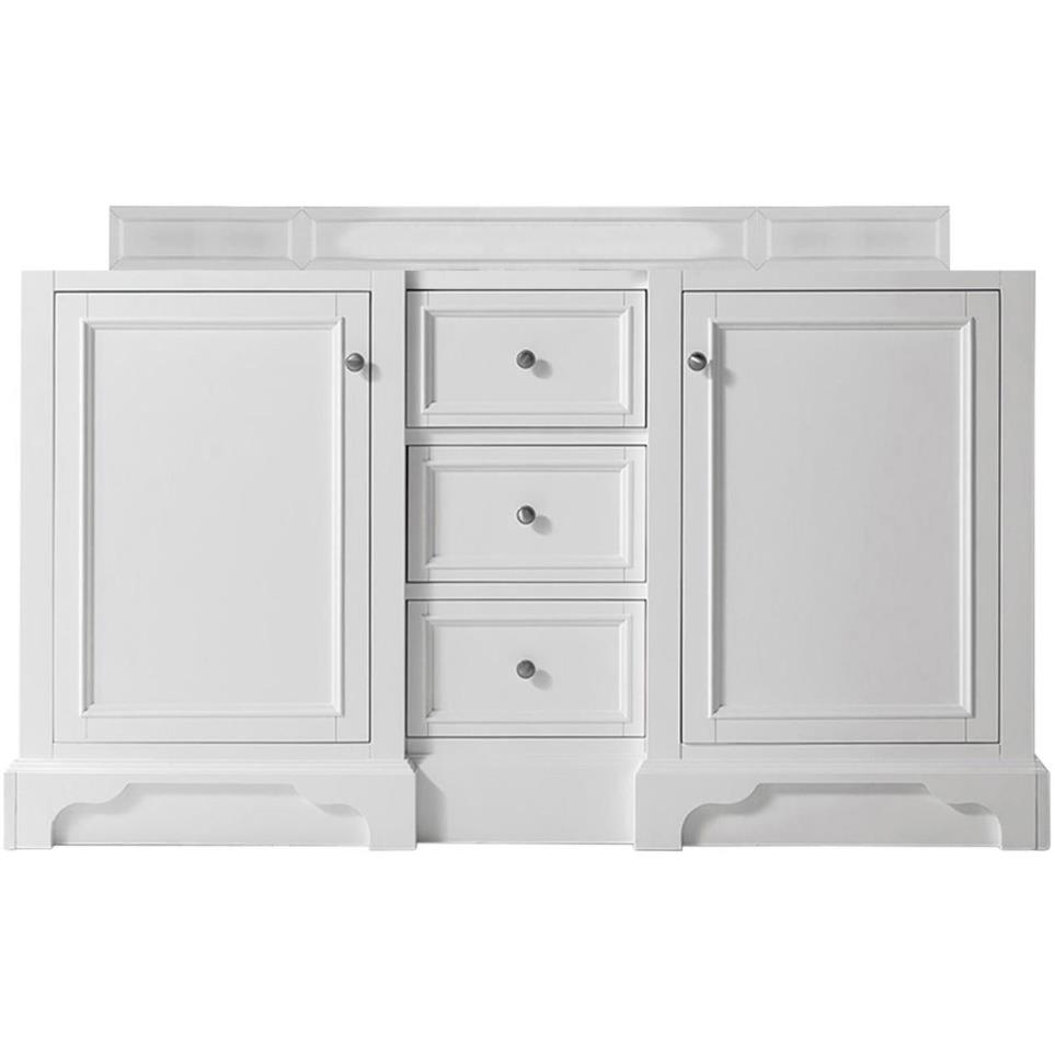 Base with Sink Top Bright White White Vanities