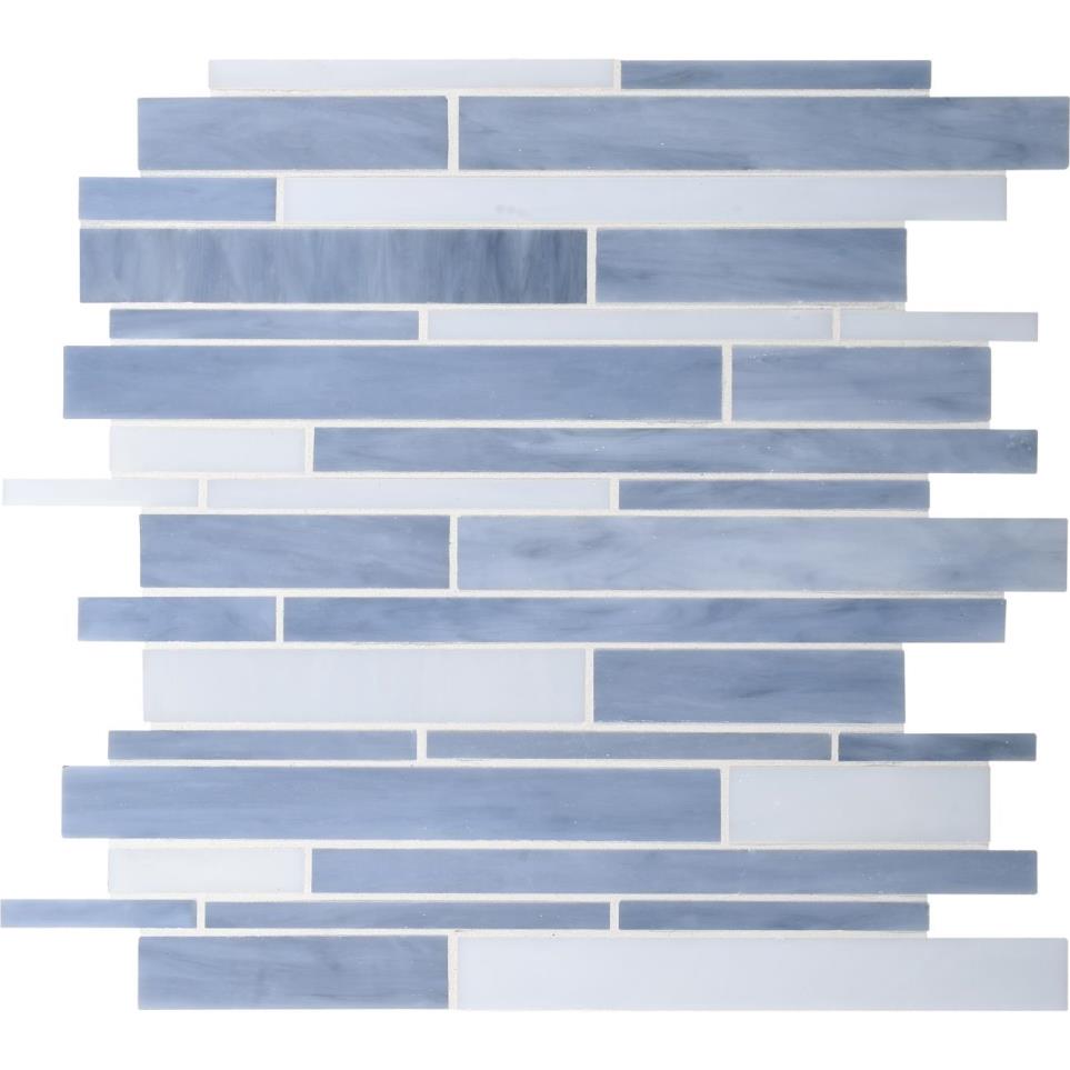 Mosaic Techno Glass Blue Tile