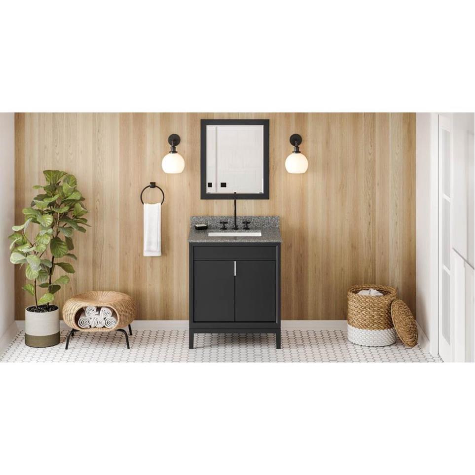 Base with Sink Top Black Grey / Black Vanities